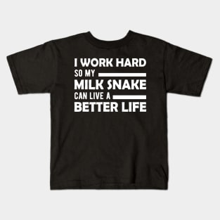 Milk Snake - Can live a better life Kids T-Shirt